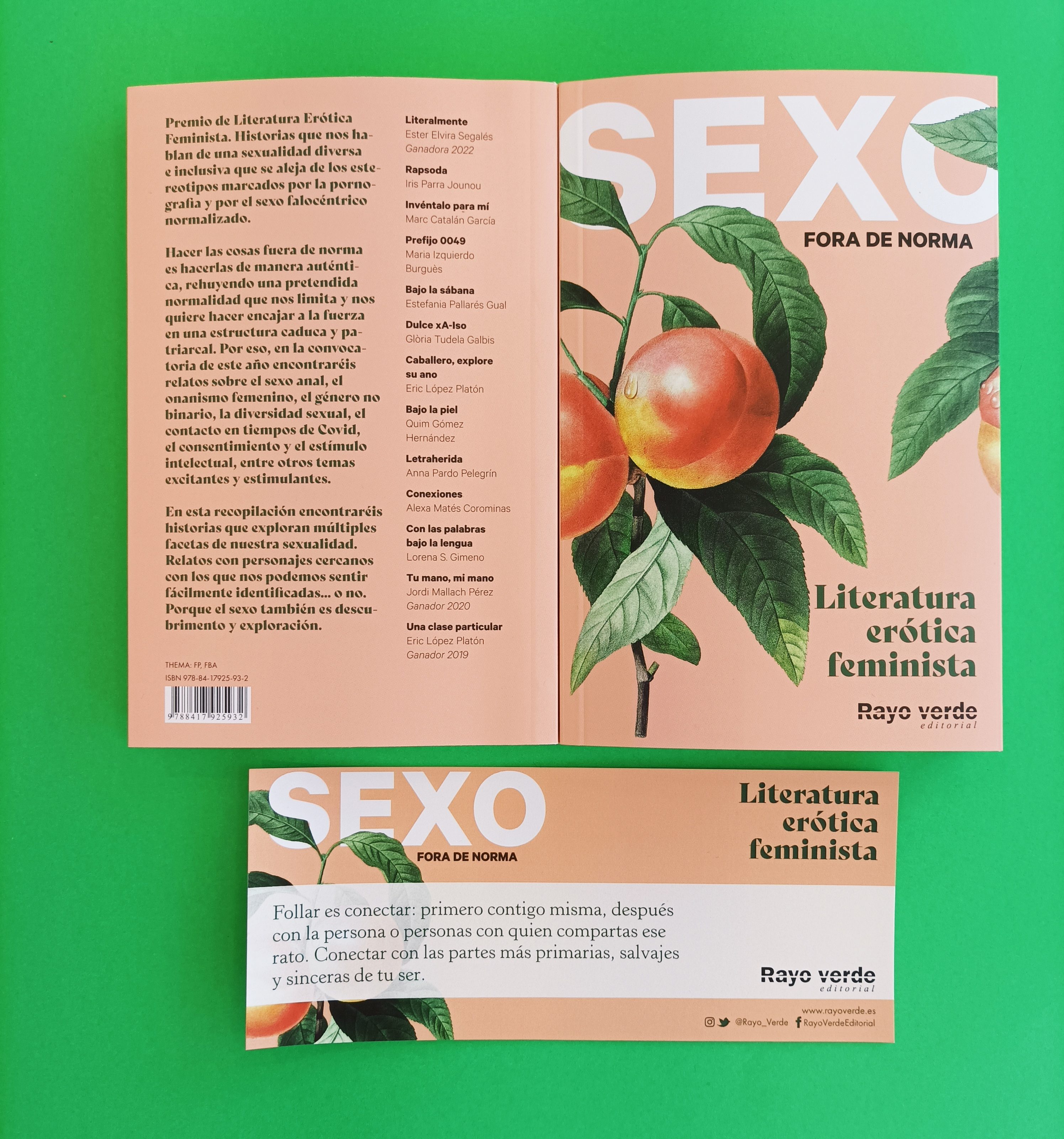 SEXO FORA DE NORMA, el 7 de marzo en librerías (también disponible con  regalos a través de Aixeta) – Rayo Verde Editorial